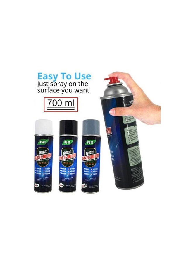 Selfspraying  Waterproof Creates A Sealant Layer And Cracks     1 Pcs Black 700ml - Image 1