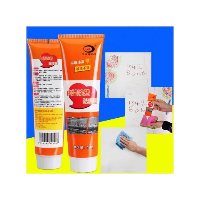 LKB Wall Repair Cream Removes Graffiti Water Resistant, NonCorrosive And Formaldehyde Free Orange 180grams  - Image 2