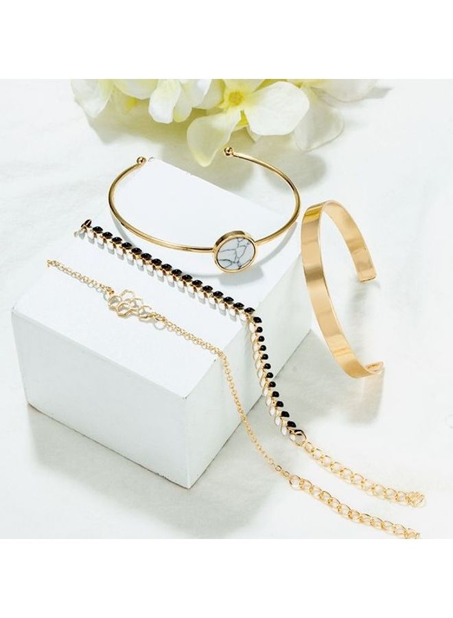 4-Piece Fashion Bracelets Set  - Image 4