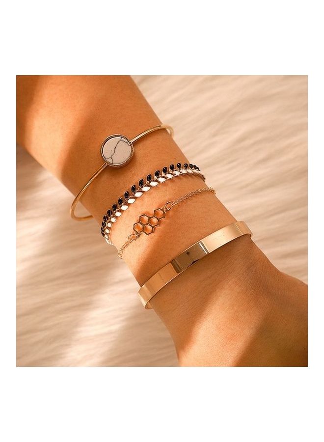4-Piece Fashion Bracelets Set  - Image 2