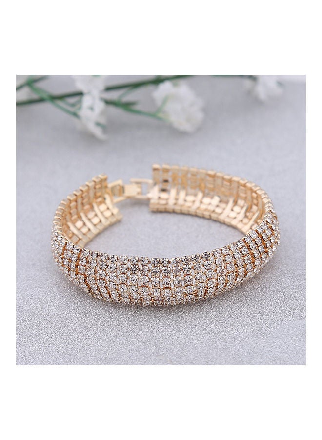 Simple Rhinestone Decor Elegant Bracelet  - Image 1