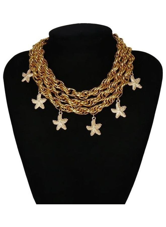 Starfish Pattern Multi-Layer Necklace