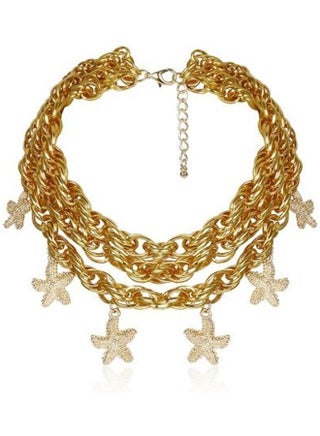 Starfish Pattern Multi-Layer Necklace - v1619449173/N46969810A_5