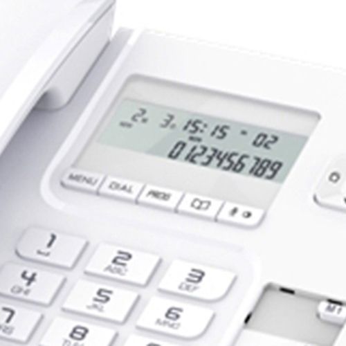 Alcatel Corded Phone with Caller Id - T56 White  - Image 2