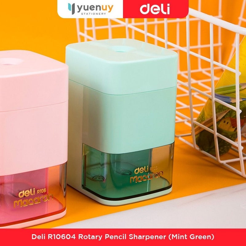 Deli Plastic Sharpener Green  - Image 2