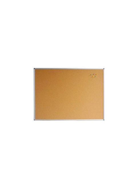 Cork Board with Metal Frame Clear