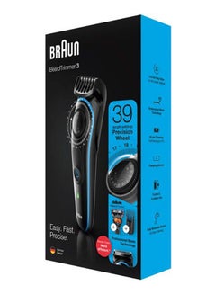 BRAUN Beard Trimmer Bt With Precision Dial  Combs And Gillette Fusion Proglide Razor Blue  - Image 2