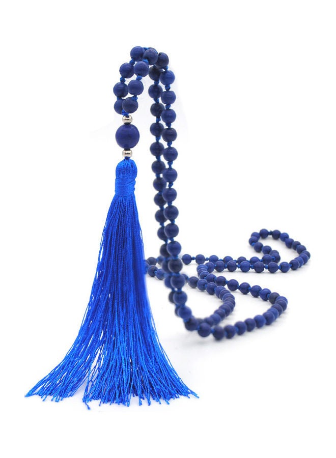 1-Piece Women's Fringed Silk Long Bohemian Sweater Chain Necklace