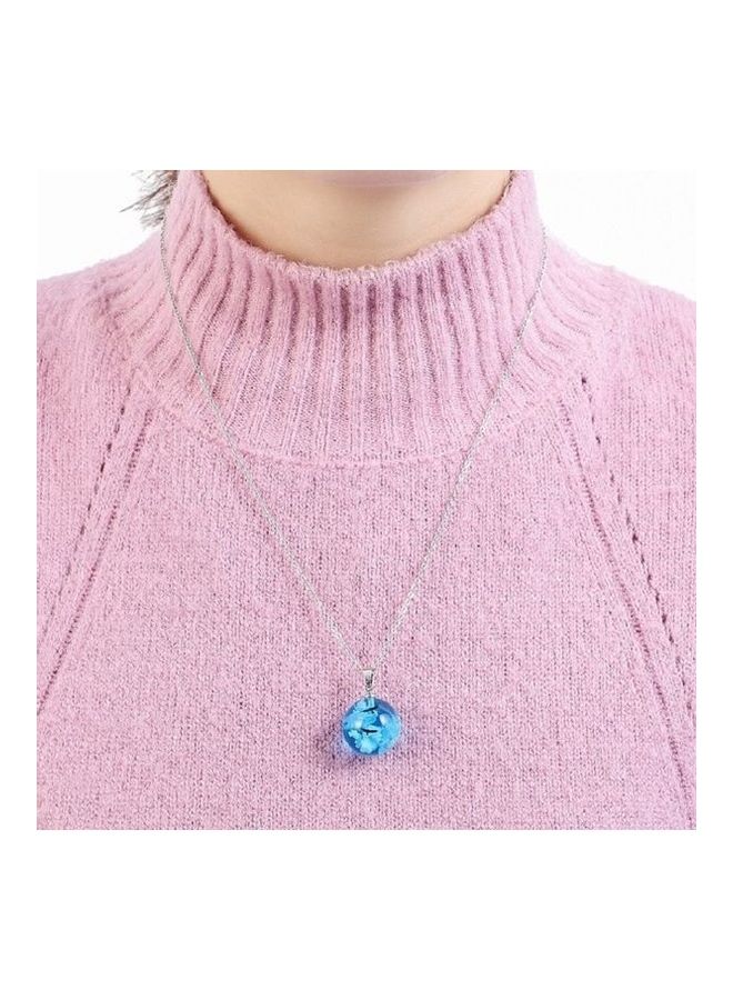 Transparent Spherical Resin Pendant Short Necklace  - Image 1
