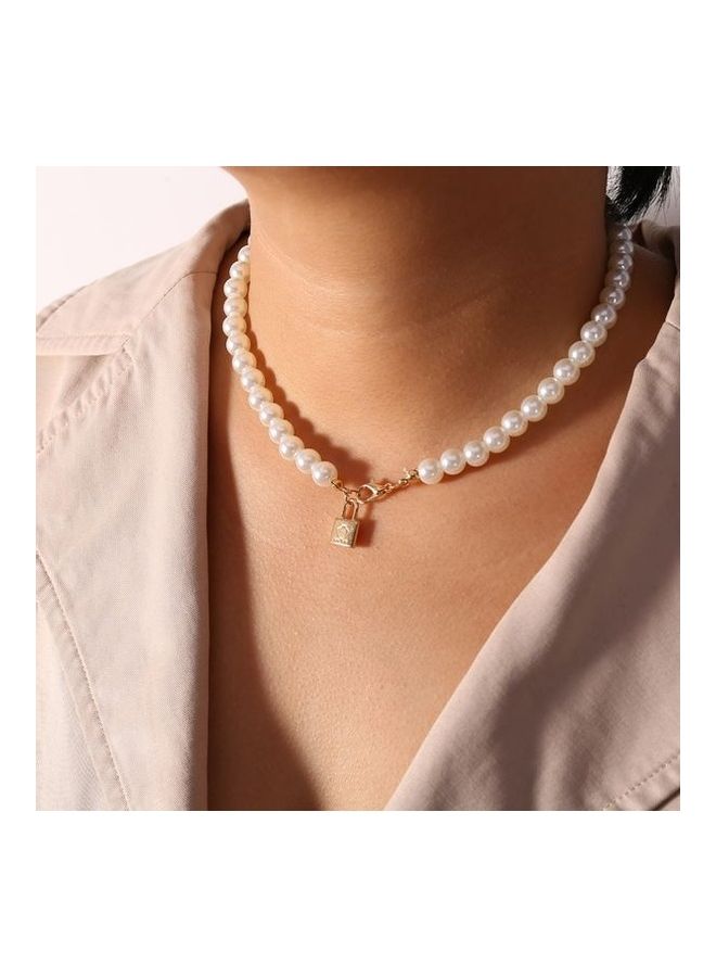 Pearl Design Fashion Necklace  - Image 2