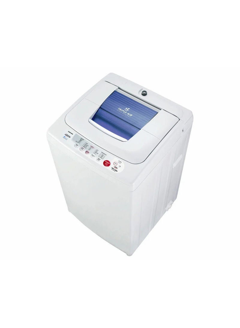 Toshiba - Washing Machine Top Automatic With Pump AEW-8460SP White - Image 1