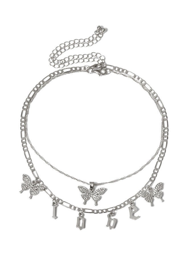 Generic - Butterfly Letter Sweet Fashion Necklace - Image 1