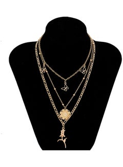 3-Piece Hollow Out Butterfly Flower Sweet Fashion Necklace