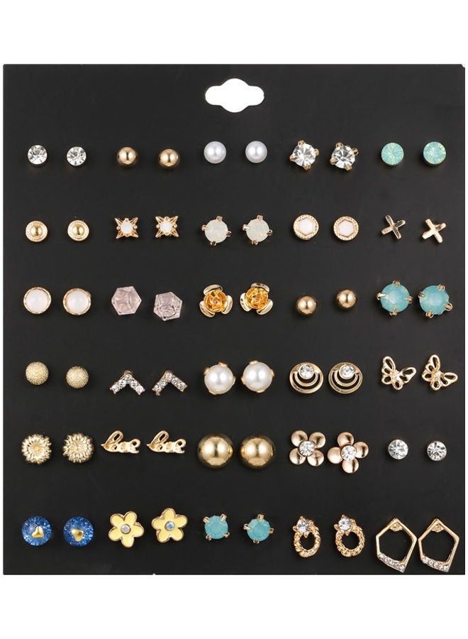 Generic - 30-Pair Elegant Fashion Earrings Set - Image 1