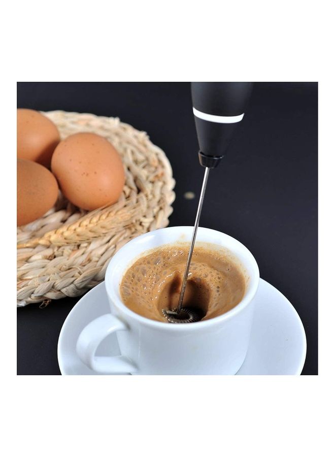 XiuWoo 3-Piece Electric Milk Frother And Whisk Set Black/Silver  - Image 3