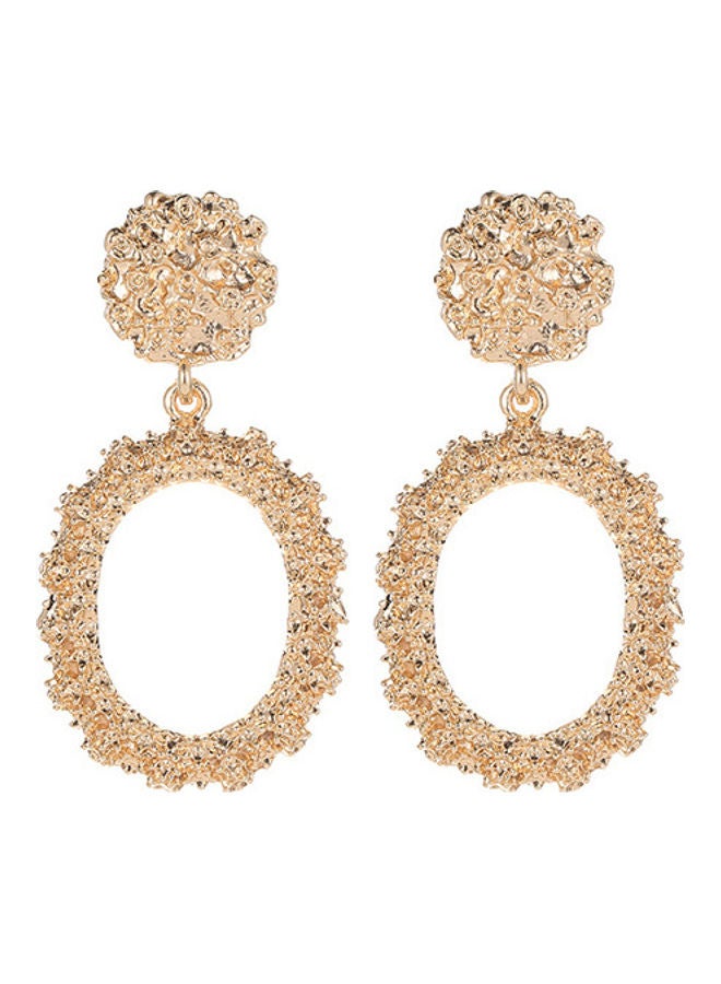 Personality Exaggerated Solid Circle Design Stylish Earrings  - Image 1
