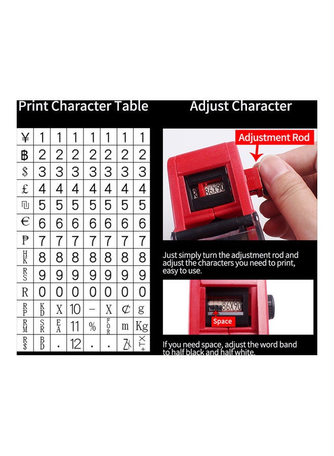 8-Digit Price Labeller Yellow  - Image 3