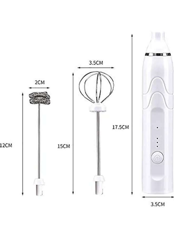 XiuWoo - 3-Piece Electric Milk Frother And Whisk Set 1 W W30 Multicolour - Image 1