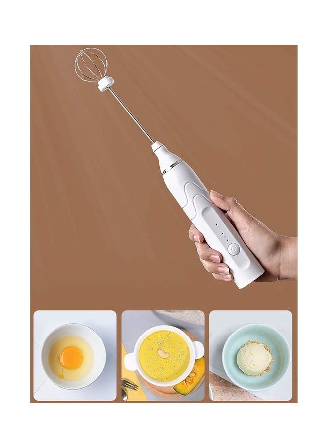 XiuWoo - 3-Piece Electric Milk Frother And Whisk Set 1 W W30 Multicolour - Image 1