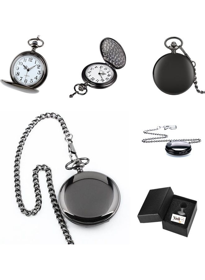 YASH - unisex 4-Piece The Emirates Make It Happen UAE Souvenir Quartz Pocket Watch - Image 1