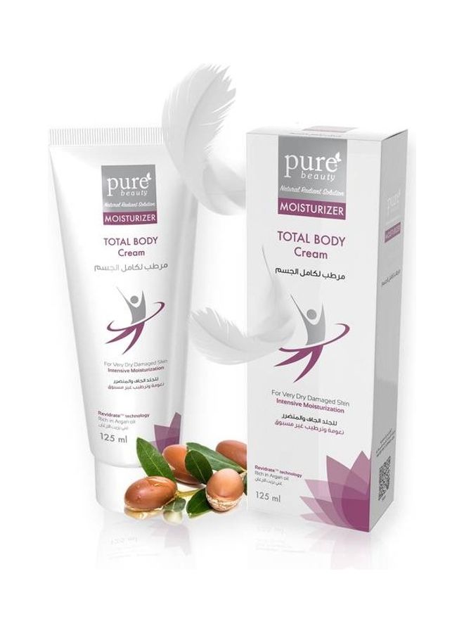 بيور بيوتي مرطب توتال بودي أبيض 125ملليلتر