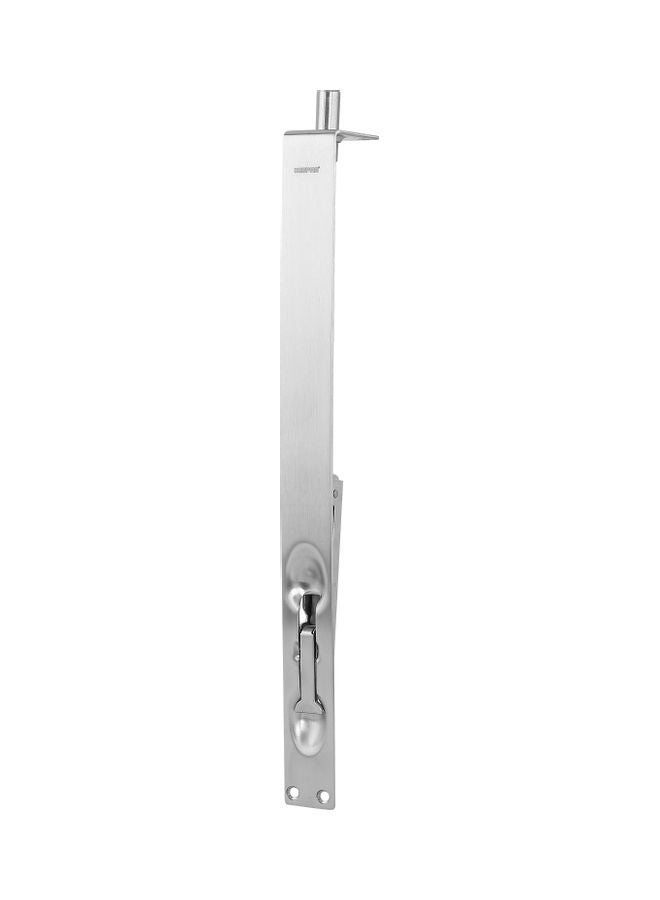 GEEPAS Push Button Door Flush Tower Bolt Silver 300mm  - Image 1