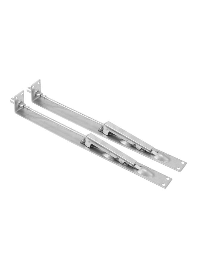 GEEPAS Push Button Door Flush Tower Bolt Silver 300mm  - Image 3