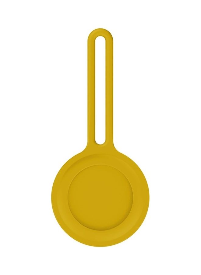 Okteq Silicone Protective Case Cover for Apple Airtags Smart Tracker Yellow 