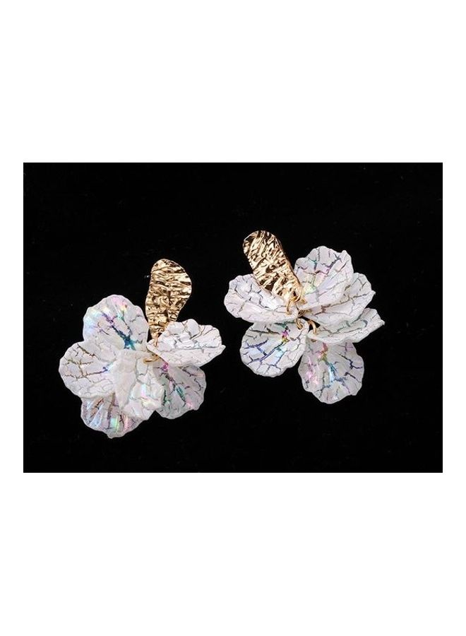1 Pair of Fashion Simple Petal Decor Drop Earrings - Image 3