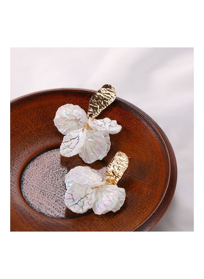 1 Pair of Fashion Simple Petal Decor Drop Earrings - Image 5