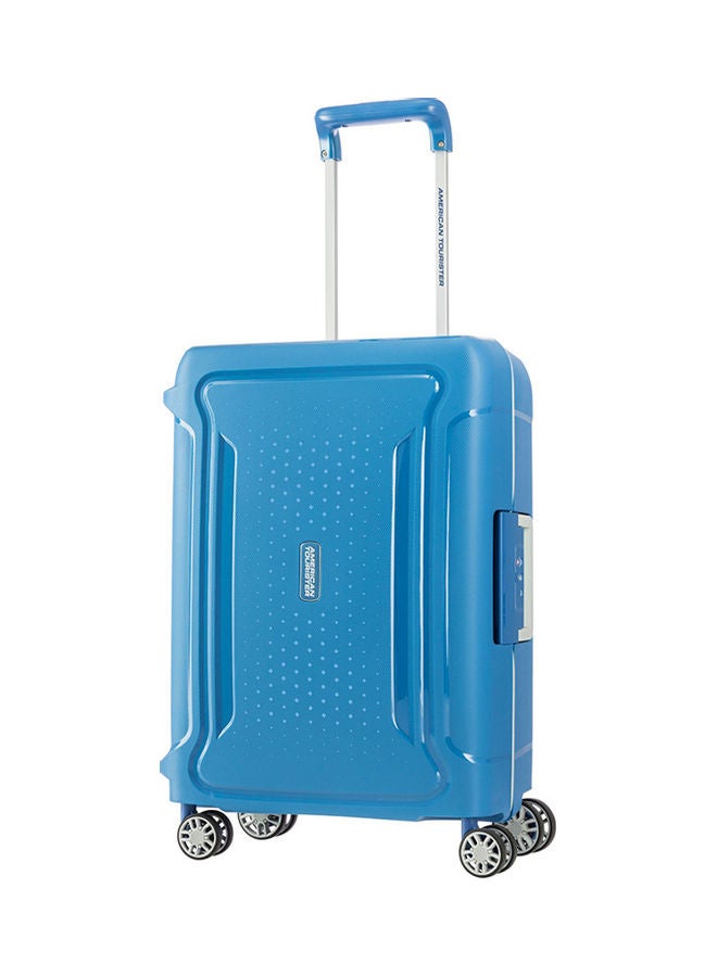 AMERICAN TOURISTER - Tribus Spinner Small Cabin Luggage Trolley Turquoise Blue - Image 1
