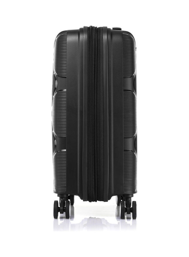 Instagon Spinner Small Cabin Luggage Trolley Jet Black
