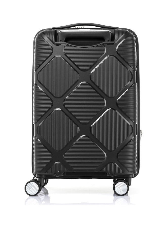 Instagon Spinner Small Cabin Luggage Trolley Jet Black