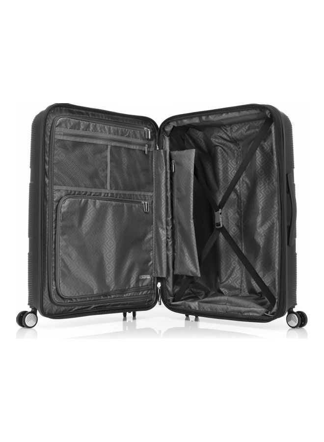 Instagon Spinner Small Cabin Luggage Trolley Jet Black