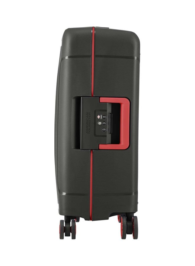 AMERICAN TOURISTER Tribus Spinner Small Cabin Luggage Trolley Dark Grey  - Image 4