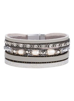 One Lap Rhinestone Designed Bracelet
