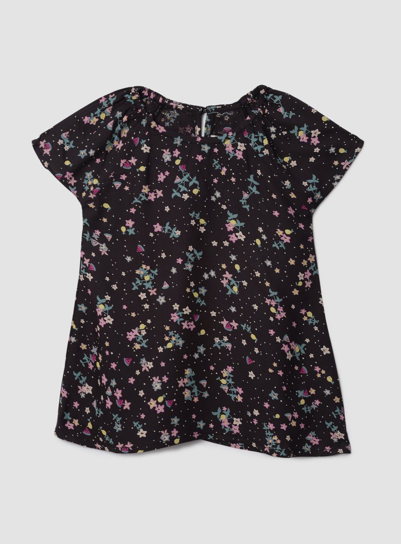 Zarafa - Casual Floral Printed Top Aop Dino - Image 1