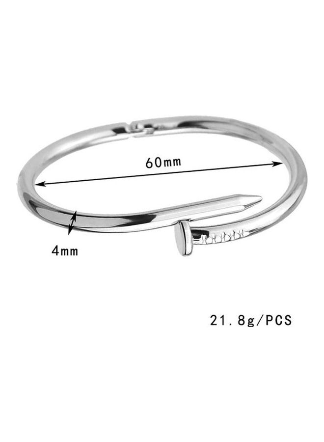 Generic - Women's Solid Colour Nail Shape Bracelet - Image 1