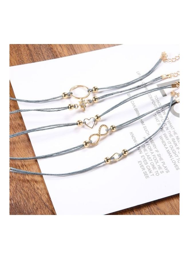 5-Piece Geometry Star Design Fashion Bracelets Set - Image 4