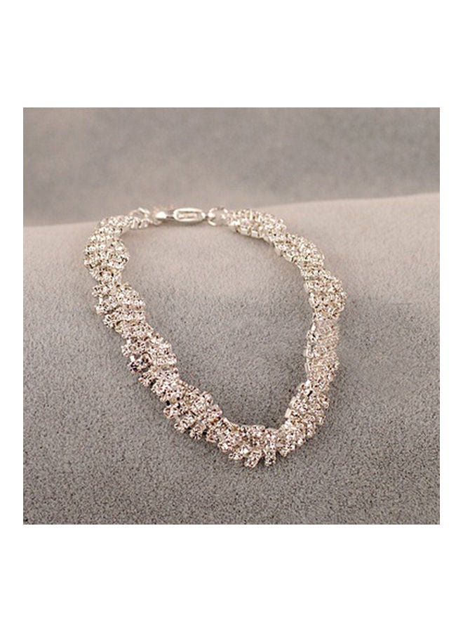 Women Fashion Simple Luxury Rhinestone Bracelet