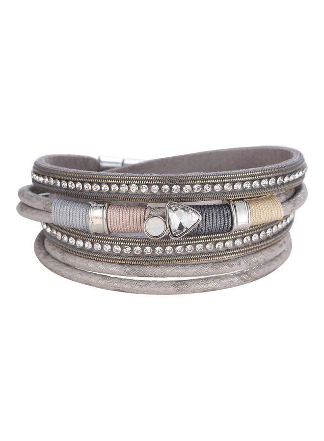 Multi-Layer Stone Studded Bracelet - Image 1