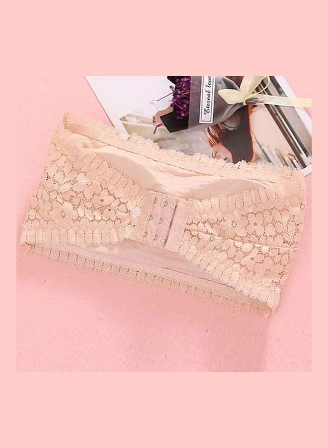 Floral Lace Bralette Beige  - Image 2