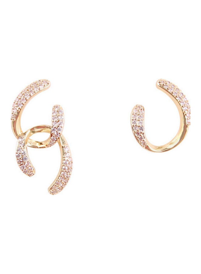 3-Piece Trendy Asymmetric Stud Earrings  - Image 1