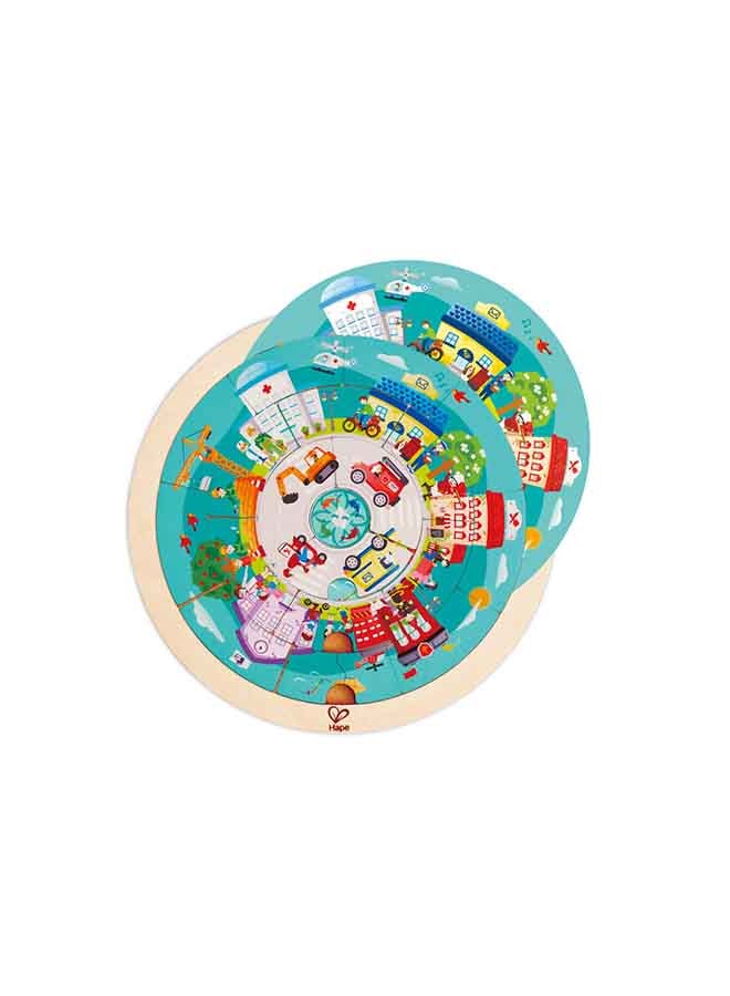 هيب لعبة أحجية مستديرة بنمط وظائف مختلفة 24 x .5 x 24سم - Image 3