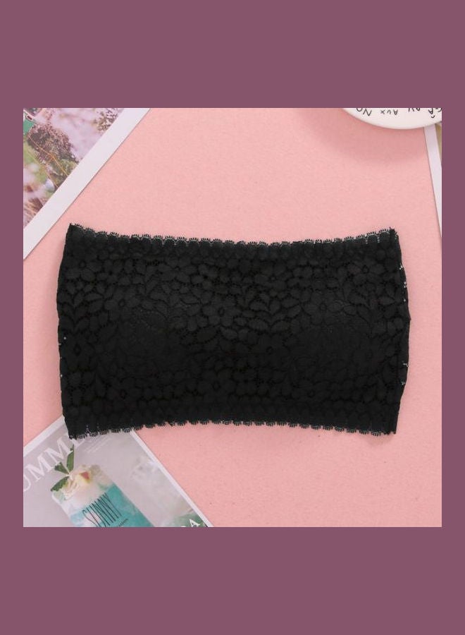Floral Lace Bralette Black 