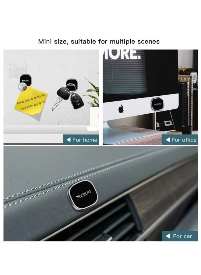 Yesido super mini Magnetic Car Phone Holder for car kitchen office Black - Image 2