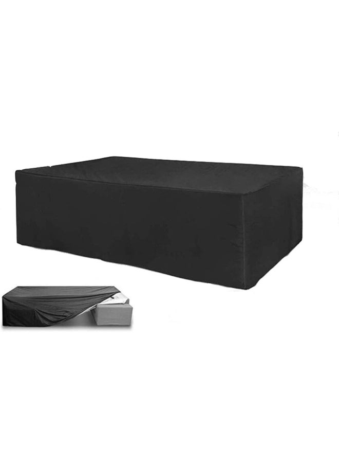 XiuWoo Garden Table and Chair Waterproof Cover Garden Furniture Cover 180*135*90cm Multicolour one size cm  - Image 1
