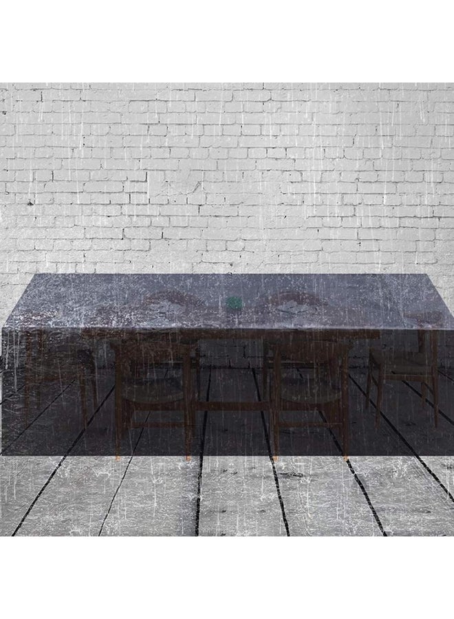 XiuWoo Garden Table and Chair Waterproof Cover Garden Furniture Cover 180*135*90cm Multicolour one size cm  - Image 4