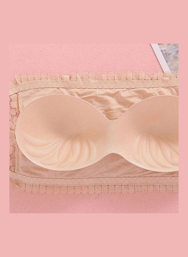 Floral Lace Bralette Beige  - Image 3