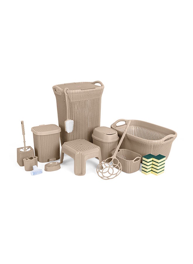 El Helal & Silver Star - Palm Set of 13 Beige Café - Image 1